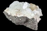 Zoned Apophyllite Crystals With Stilbite - India #92239-1